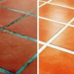 The trick to cleaning dirty grout and tiles and leaving a sweet scent