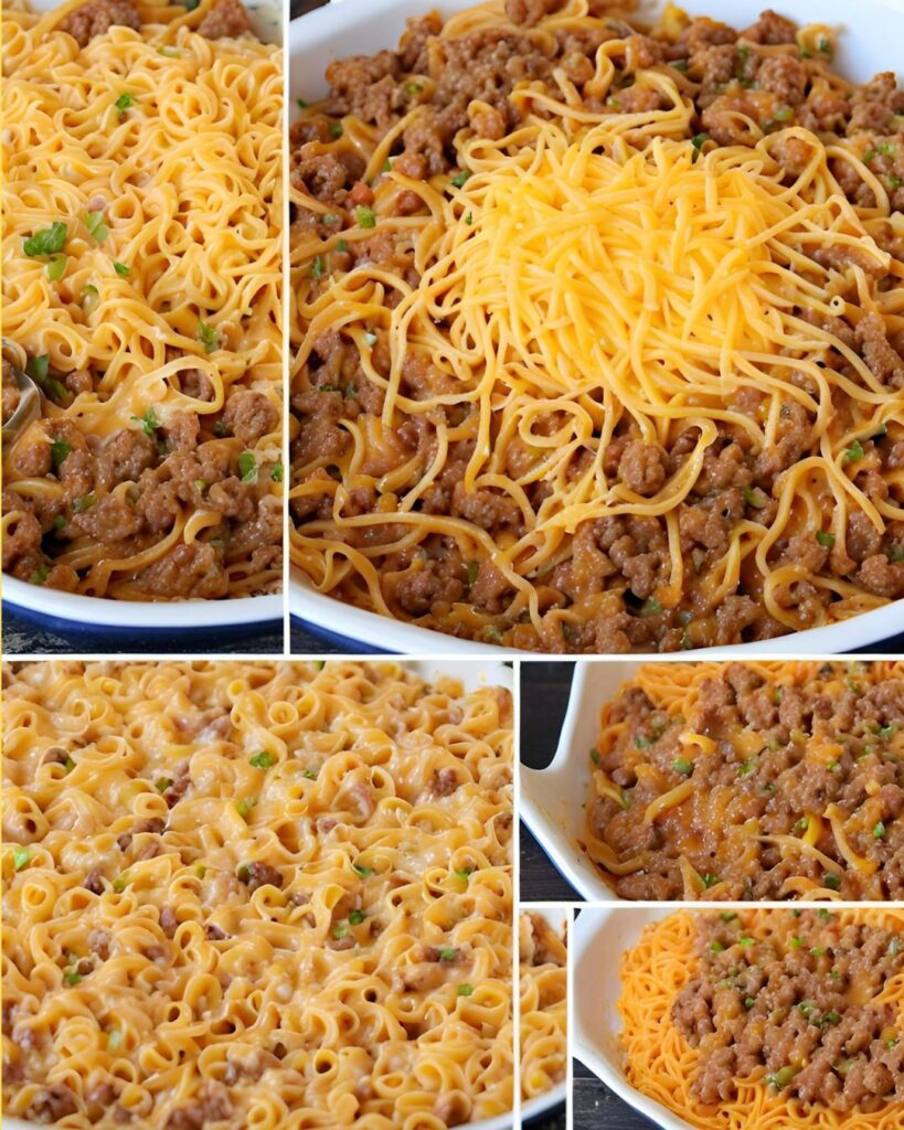 Cheesy Beef Taco Pasta