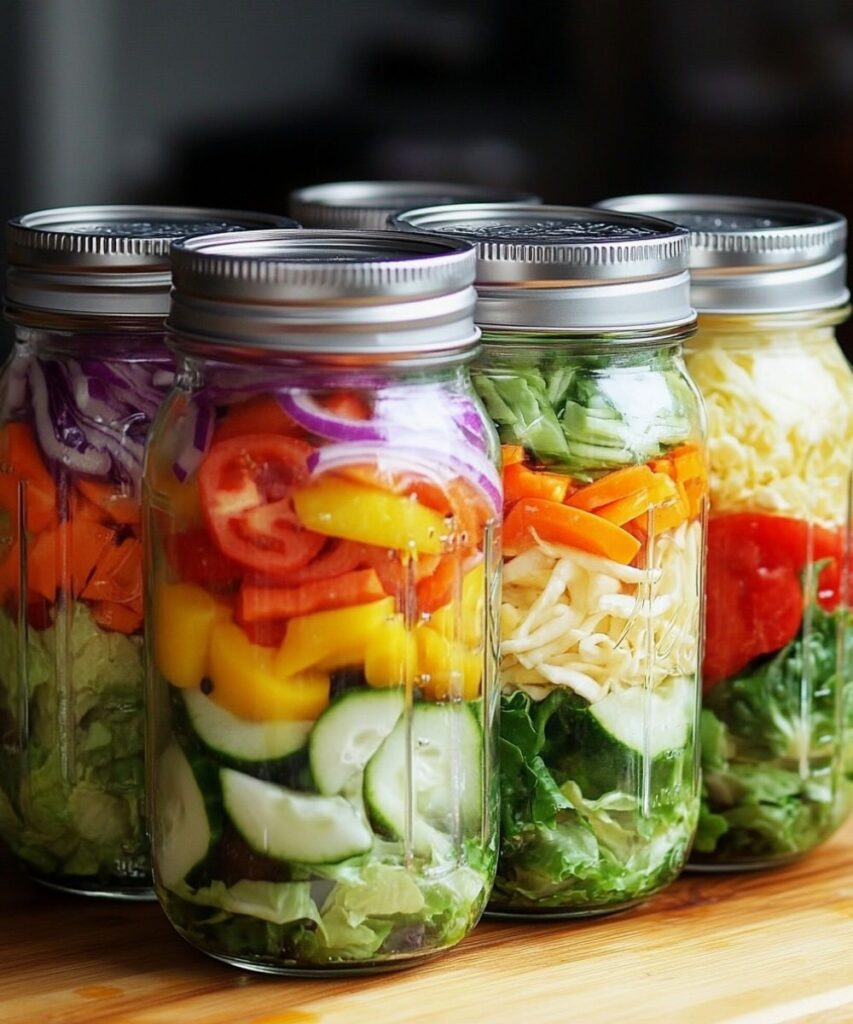 Mason Jar Salads – Lunch with a Layered Twist