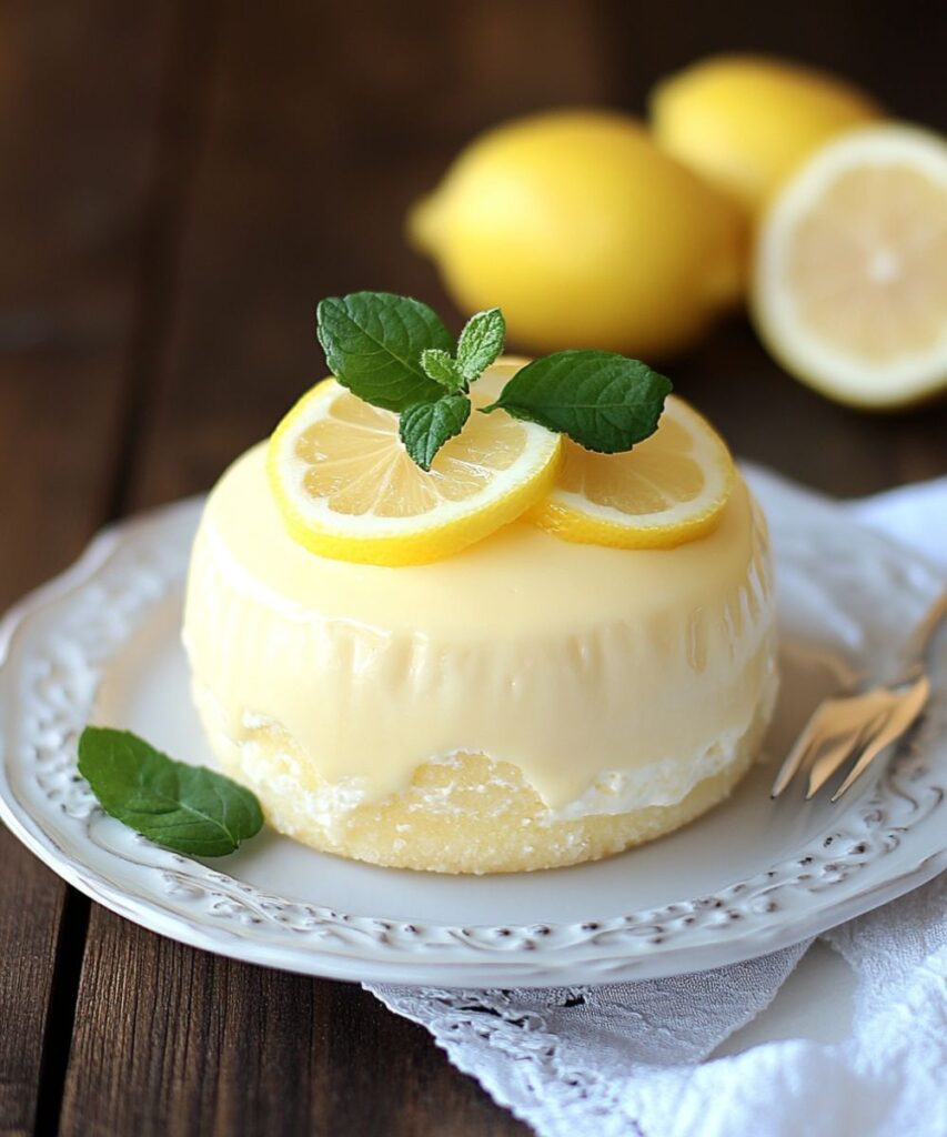 Lemon Mascarpone Fondant Cake