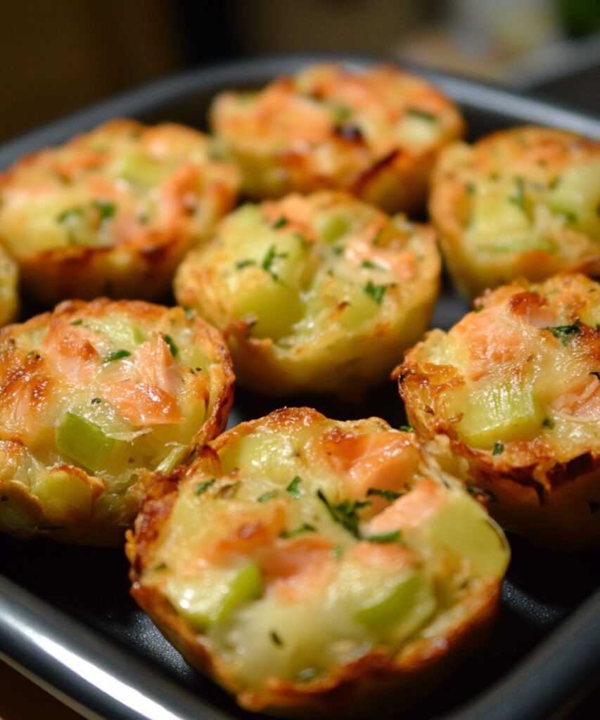 Leek and Smoked Salmon Aperitif Bites