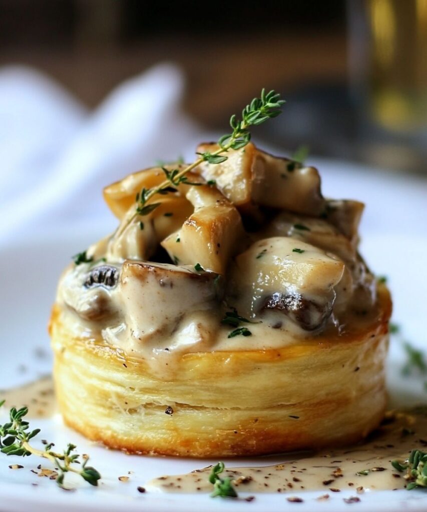 Chicken and Mushroom Vol-au-Vent