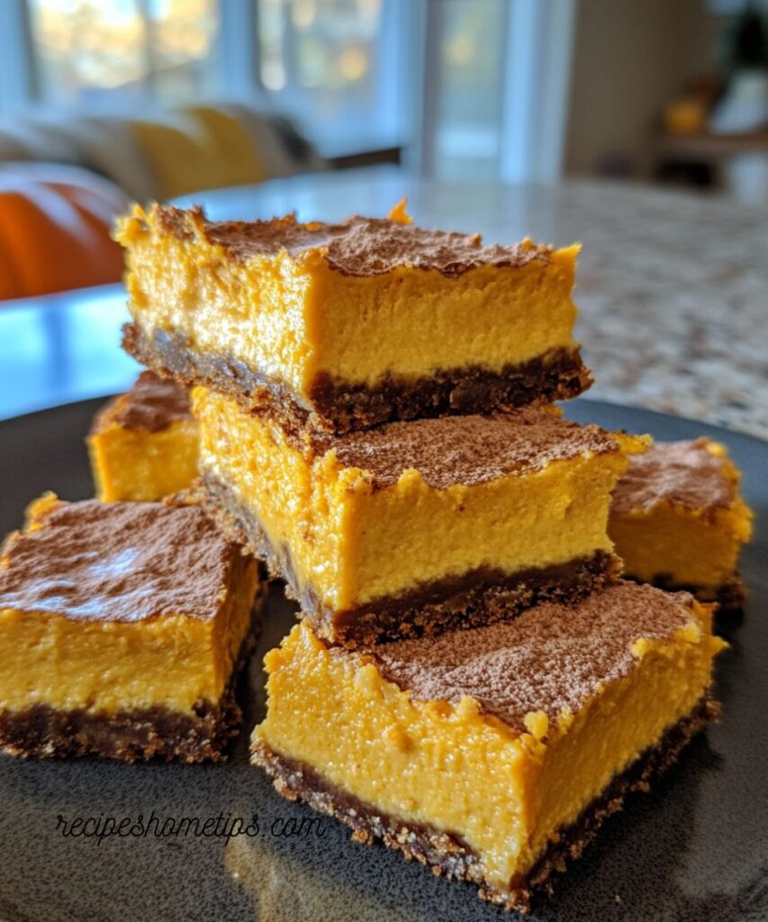 Pumpkin Cheesecake Bars – Layers of Fall Deliciousness