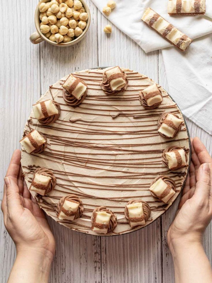 Kinder Bueno Cake with Nutkao Cream