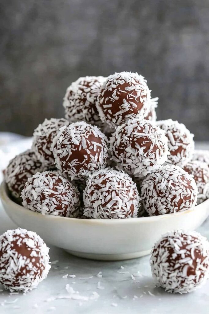 No-Bake Coconut Cream Balls