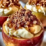 Festive Cheesecake Stuffed Apples