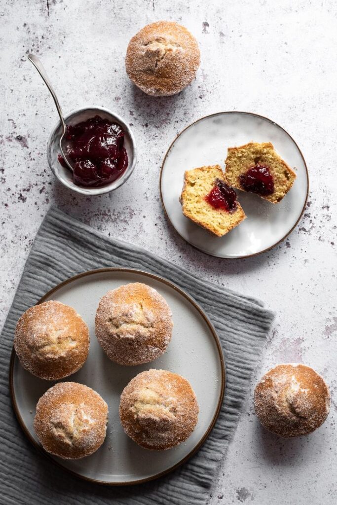 Jam Muffins – Soft and Fluffy!