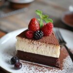 Cocoa Cake with Mascarpone Cream and Coffee