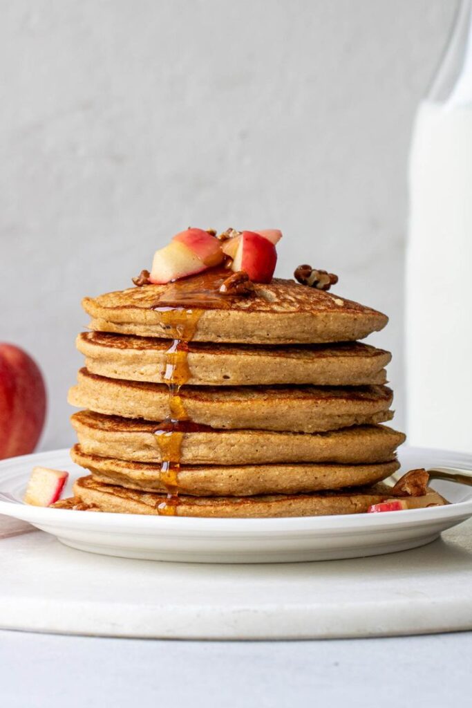 Apple Oatmeal Pancakes