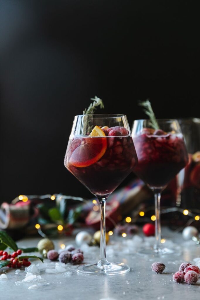 Non-Alcoholic Christmas Sangria