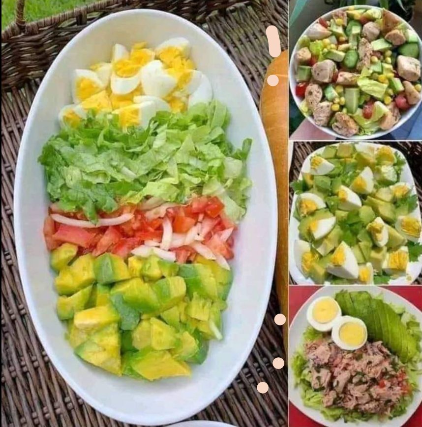 Easy ideas for your salads 🍗🥦🍅🥑🥕🥗🥬