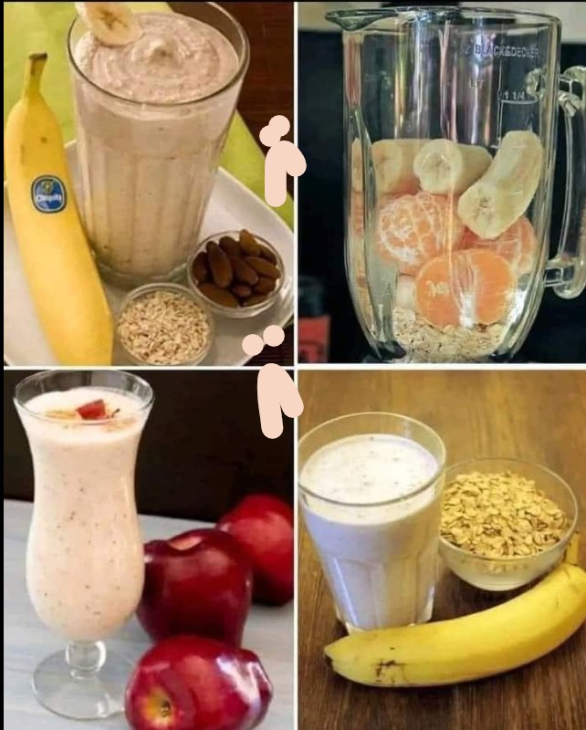 Smoothie ideas for breakfast 😋🍎 🍏🍐🍑 🍊🍉🍋🍌