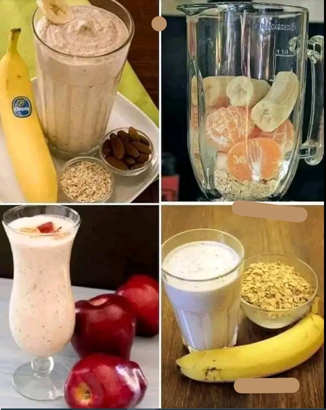 Smoothie ideas for breakfast 😋🍎🍏🍐🍑🍊🍉🍋🍌