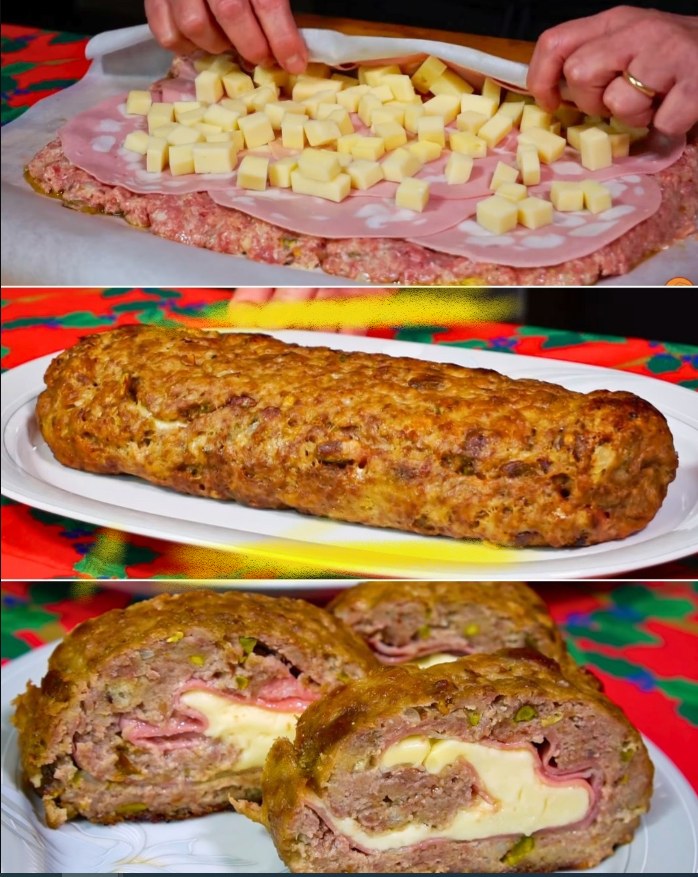 Meatloaf with mortadella and pistachios: the tasty recipe to try