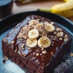 Oatmeal, Chocolate and Banana Cake