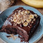 Oatmeal, Chocolate and Banana Cake