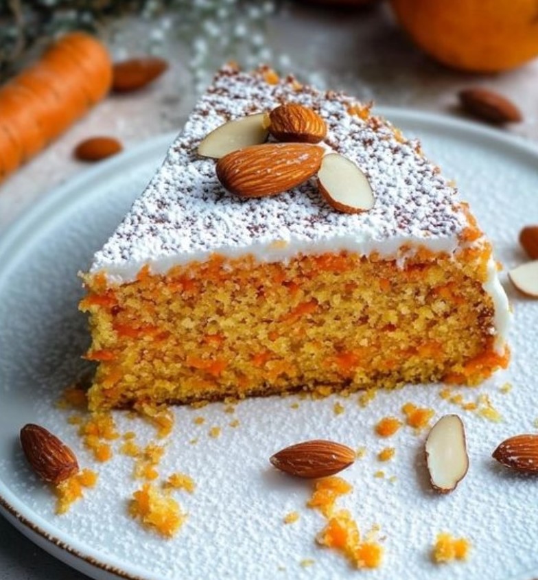 Coconut, Carrot and Almond Cake