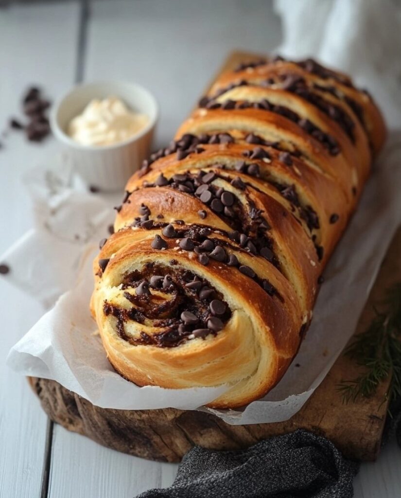 Sweet Bread with Ricotta and Chocolate Chips