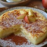 French Dessert with 1 Cup of Milk and 2 Apples