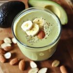 Energizing Smoothie with Almond, Banana and Avocado