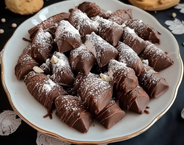 Cocoa and Hazelnut Mostaccioli