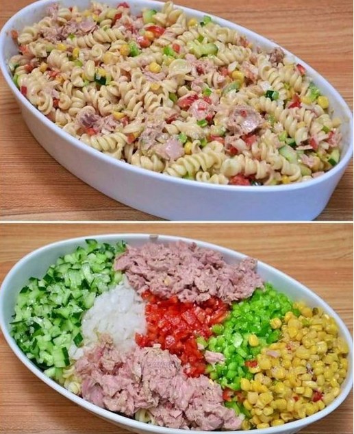 RECIPE FOR COLD PASTA SALAD WITH TUNA