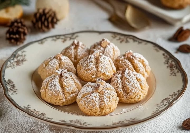 Sweet pastries with nuts