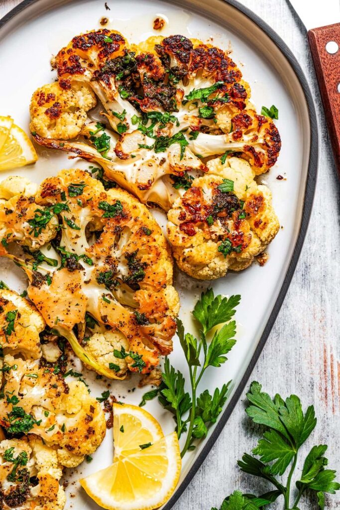 Roasted Cauliflower Steaks