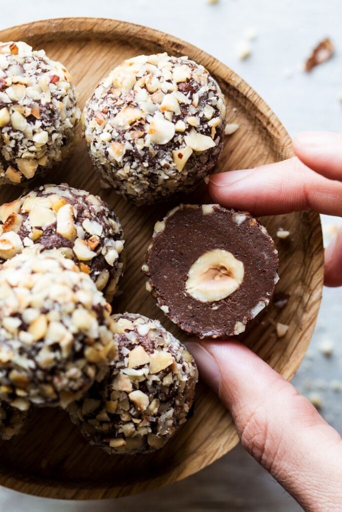 Homemade Ferrero Rocher