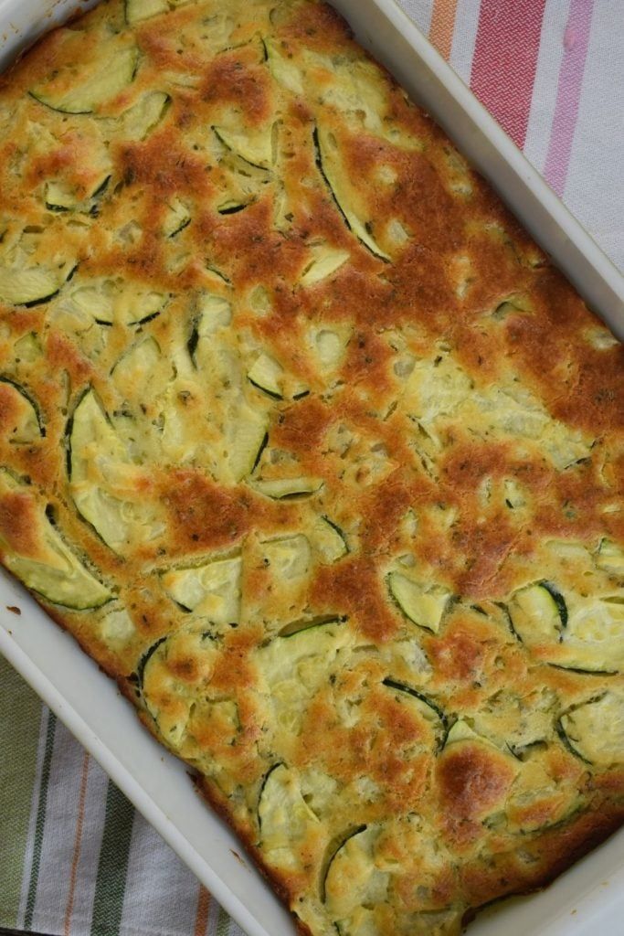 Zucchini and Parmesan Pie