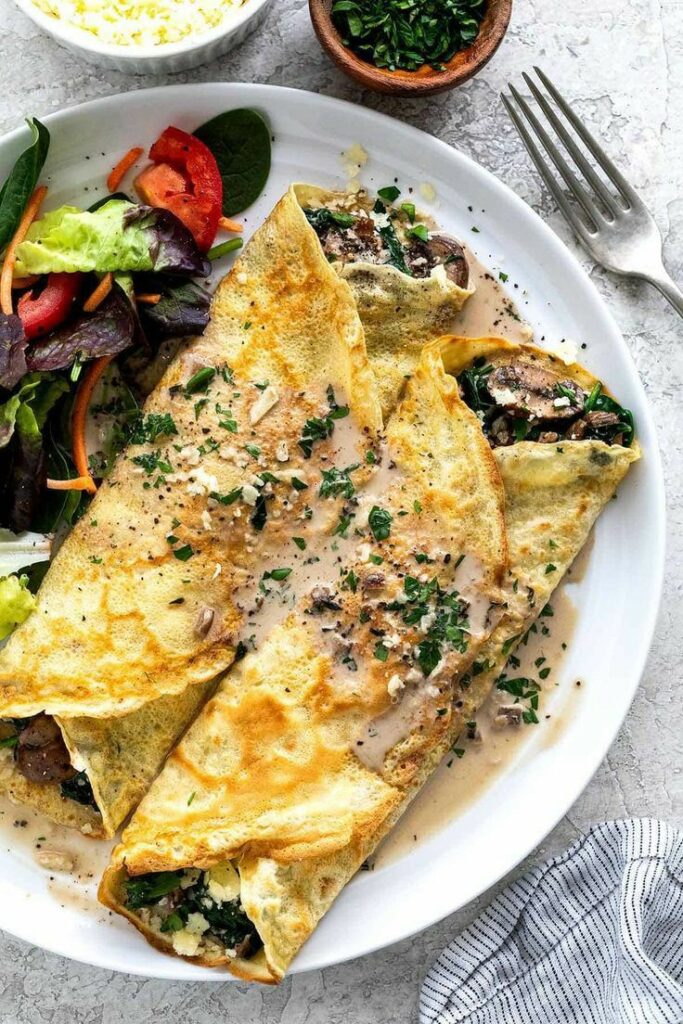 Mushroom Crêpes Bundles