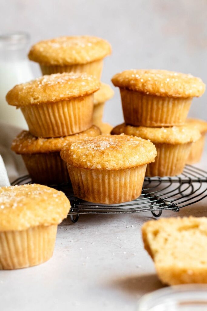 Soft Vanilla Muffins