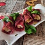 Bresaola and Ricotta Rolls with Rocket and Walnuts