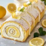 Lemon and Mascarpone Log: A Fresh and Irresistible Dessert