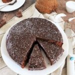 Soft Coconut and Chocolate Cake