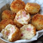 Crispy milk croquettes