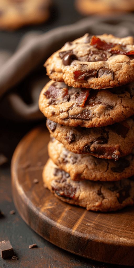 Chocolate and brown sugar cookies