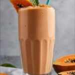 Delicious papaya smoothie