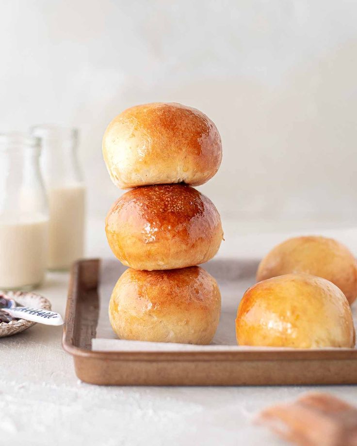 Soft Brioche Buns