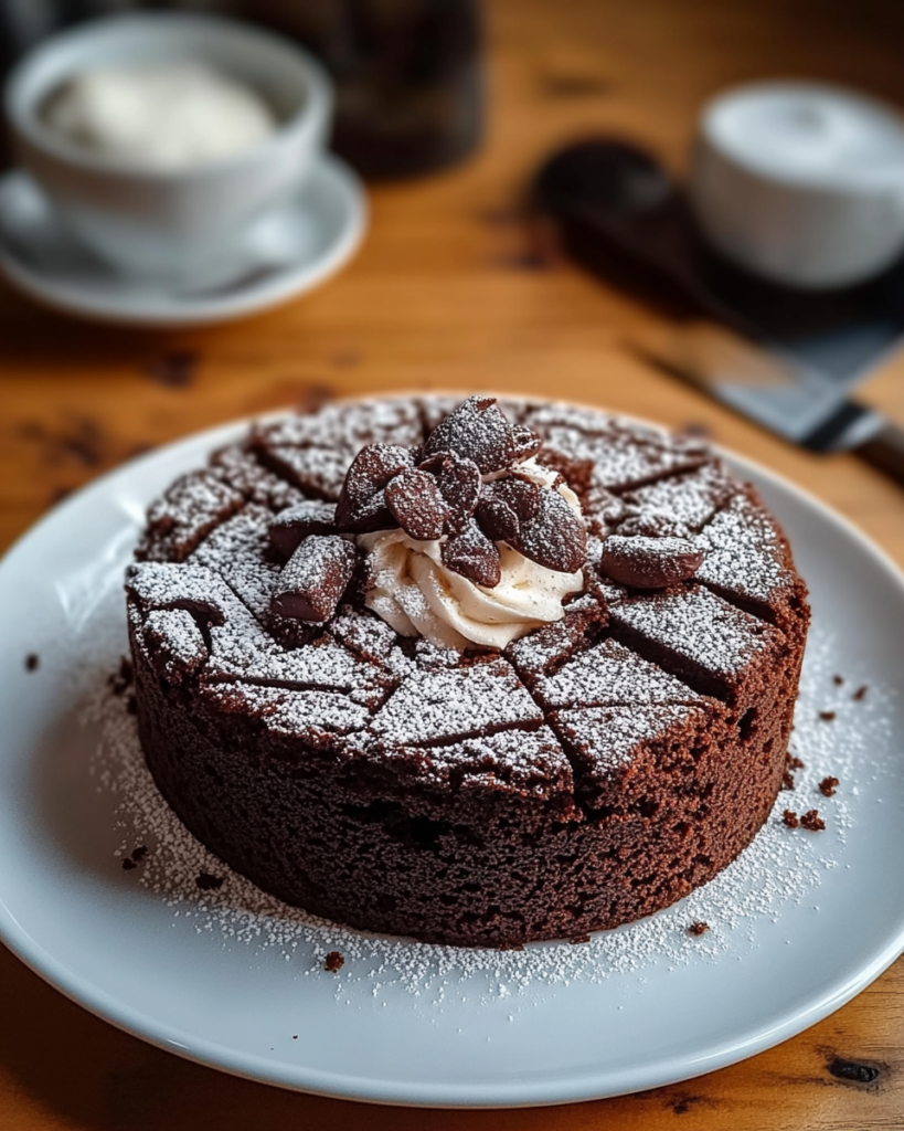 Soft Cocoa and Mascarpone Cake