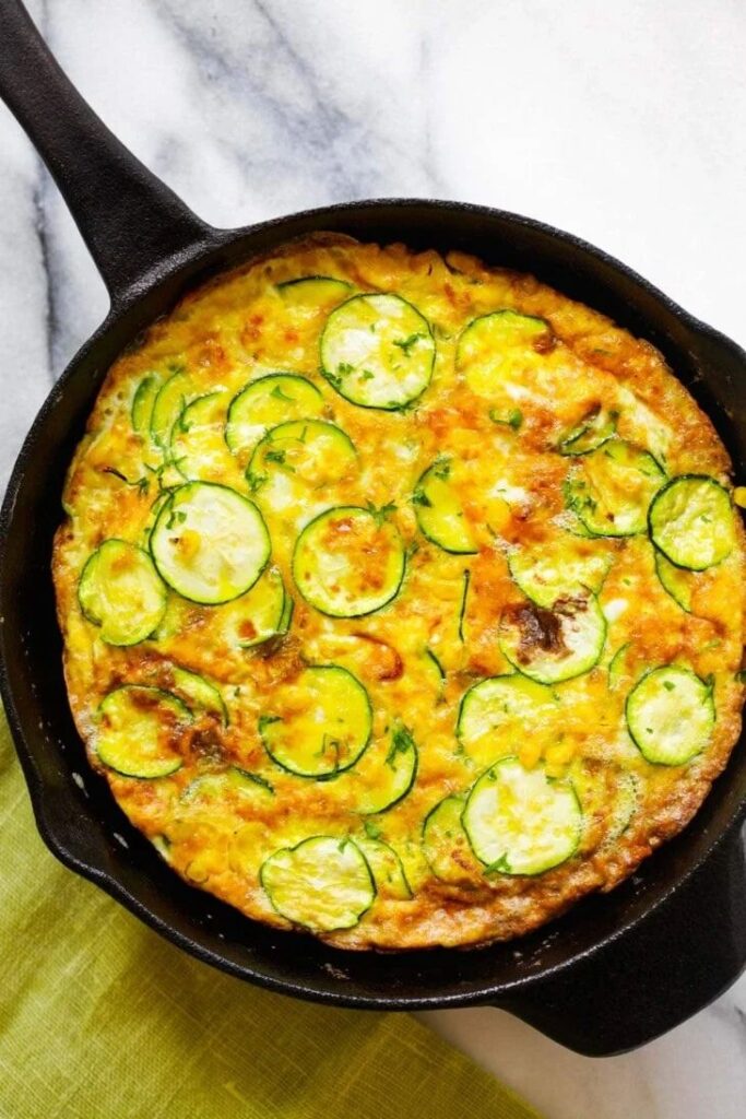 Zucchini and Onion Frittata