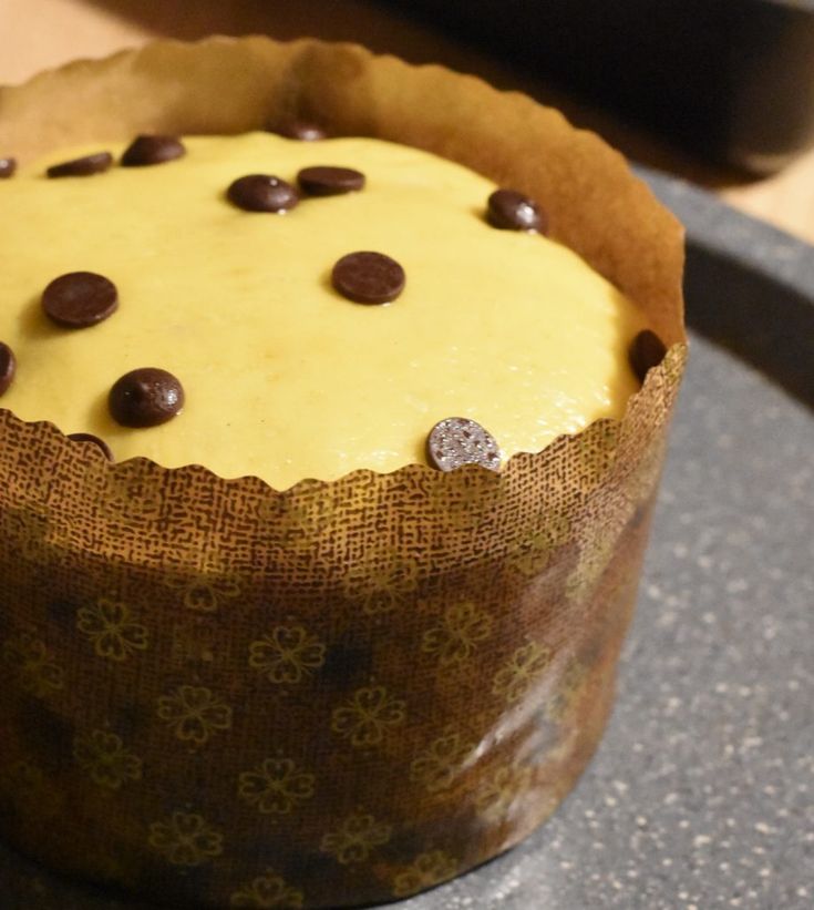 Panettone with Black Cherry and Dark Chocolate