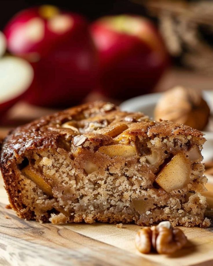 Oat, Apple and Cocoa Cake