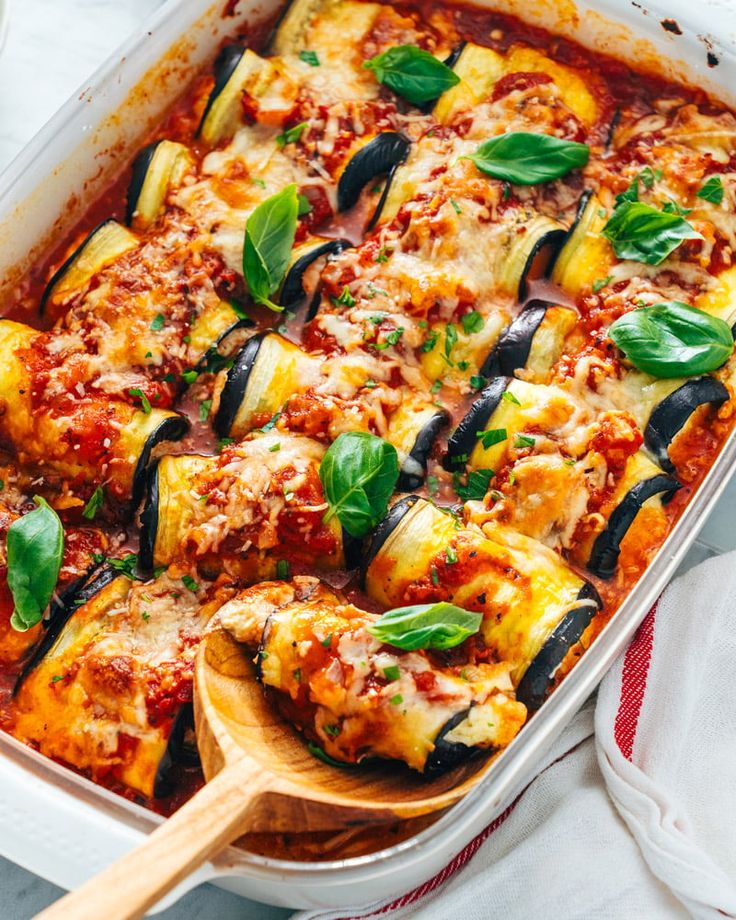 Stuffed Eggplant Rolls