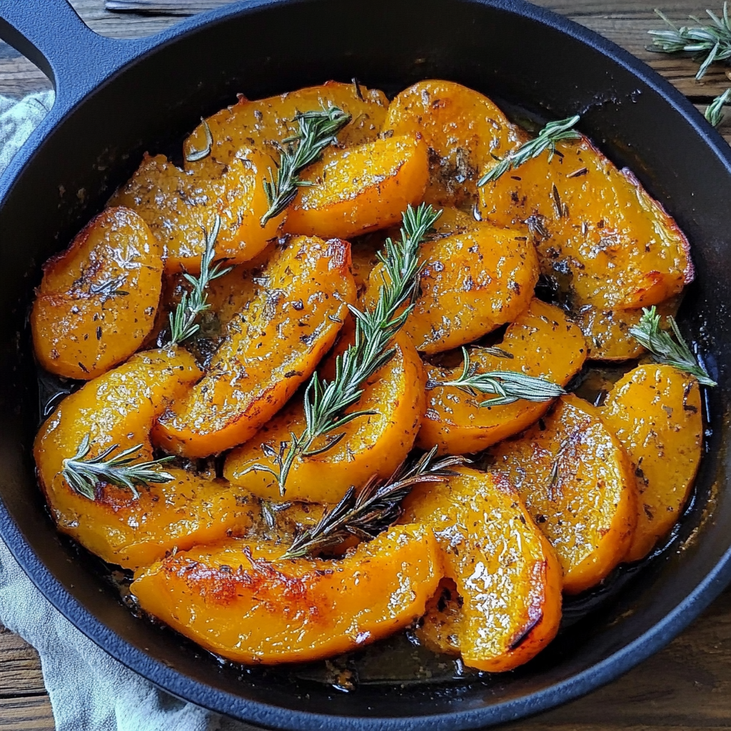 Pan-fried Pumpkin with Rosemary