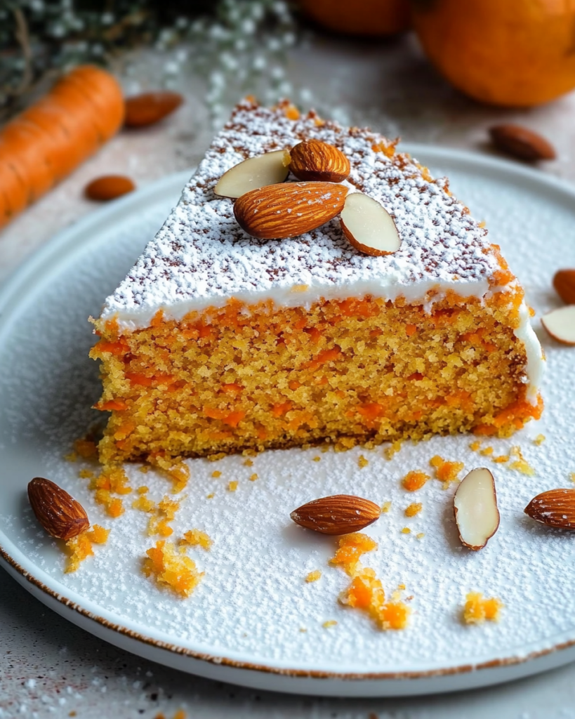 Coconut, Carrot and Almond Cake