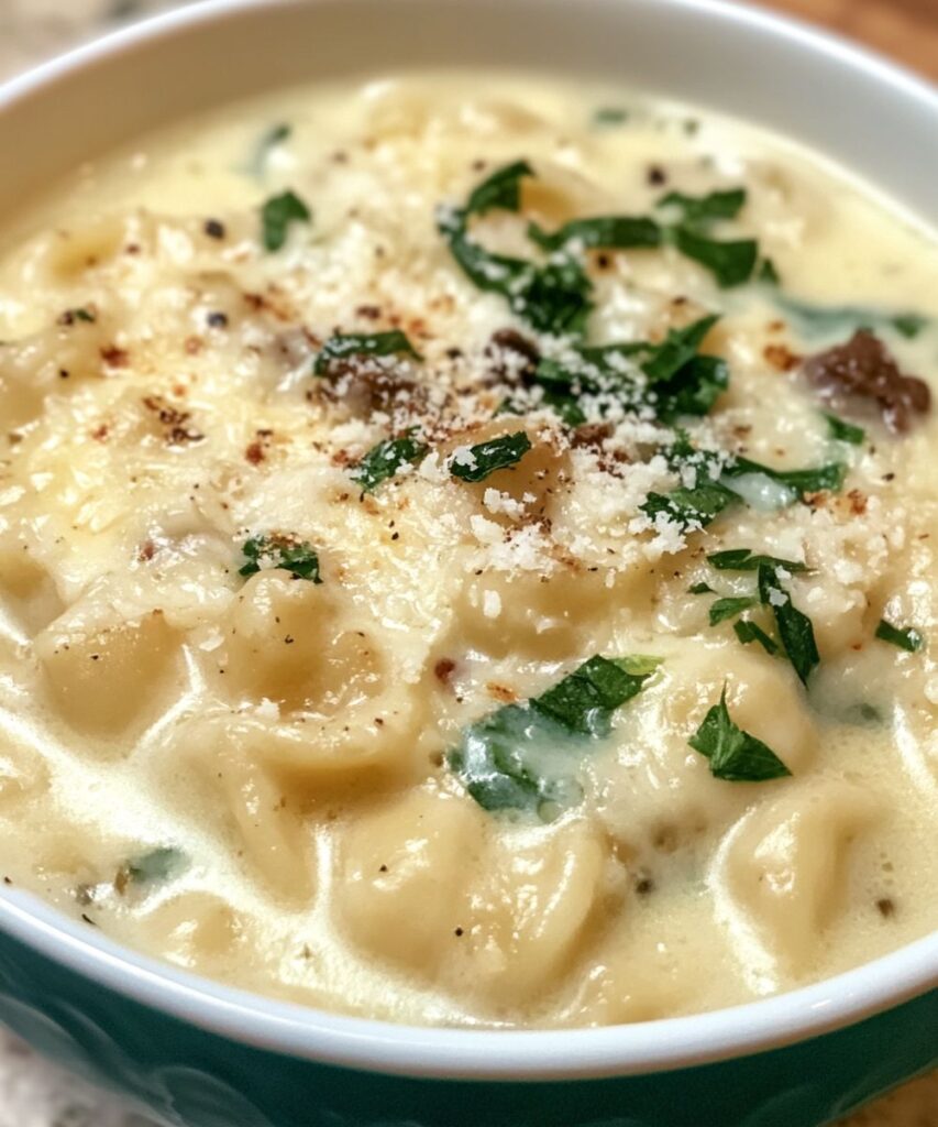 Creamy Alfredo Lasagna Soup – All the Cheesy, Creamy Goodness of Lasagna in a Bowl