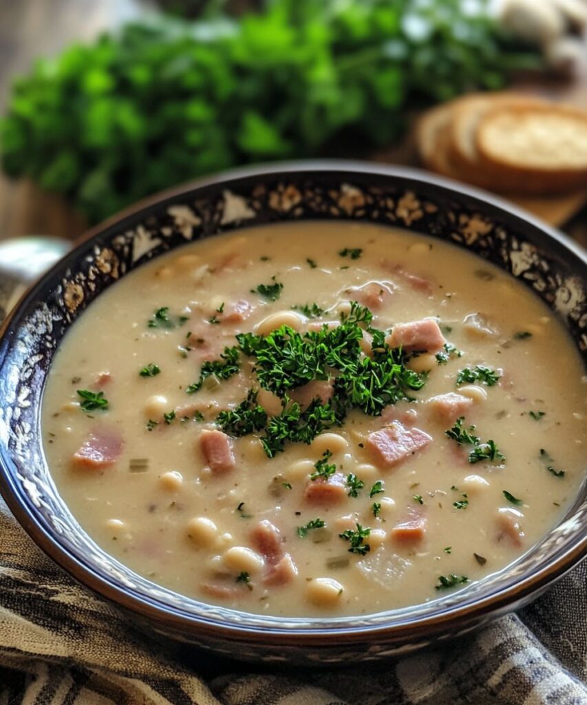 Ham and White Bean Soup – Hearty, Simple, and Packed with Flavor!