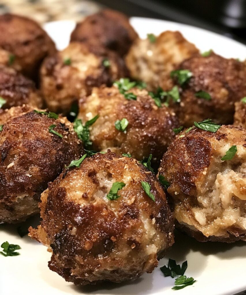 Stuffing Balls – Perfect for Holiday Dinners or Anytime You Want a Bite of Stuffing in a Handheld Form!