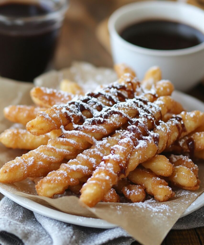 Crispy Funnel Cake Sticks